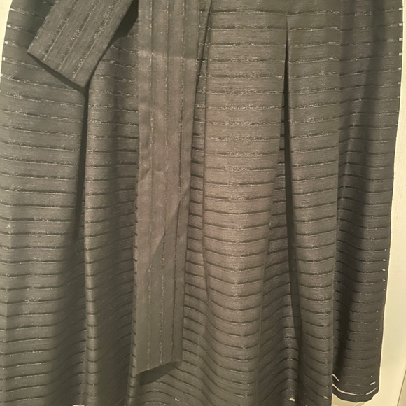 Macy's Tommy Hilfiger Illusion-Striped Fit & Flare Dress - Picture 6 of 6